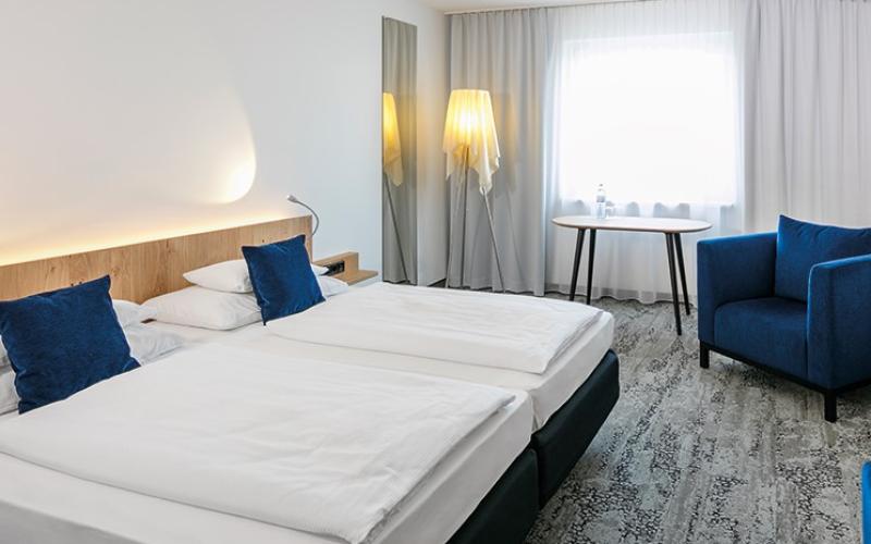 Beispiel eines Doppelzimmers im ARCOTEL Wimberger