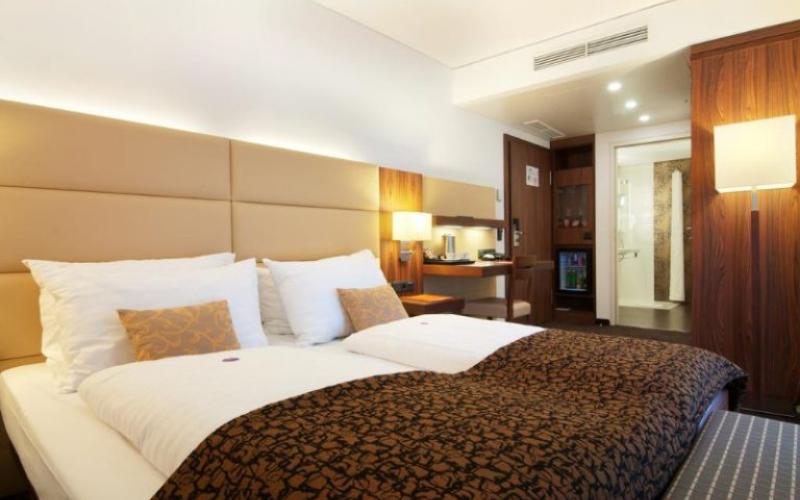 Beispiel eines Doppelzimmers im Hotel Imlauer und Nestroy Wien