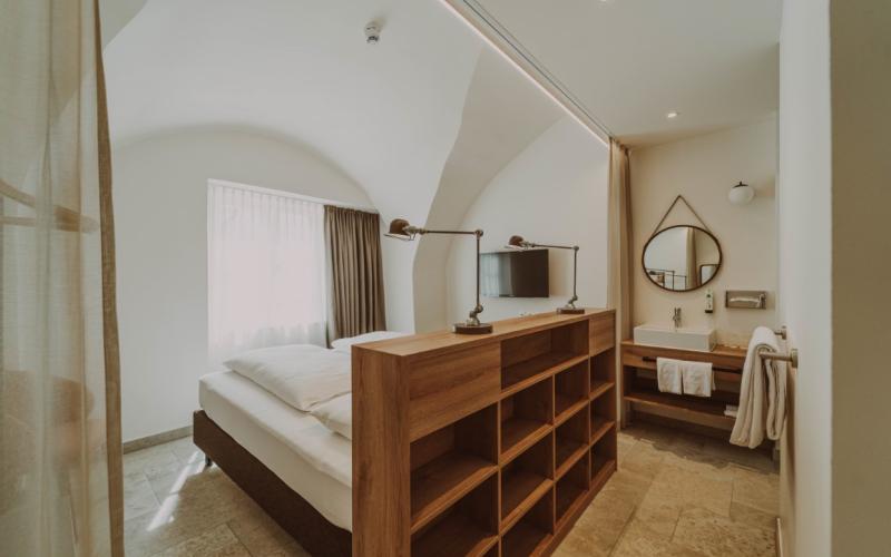 Doppelzimmerbeispiel im Burghotel Schlaining