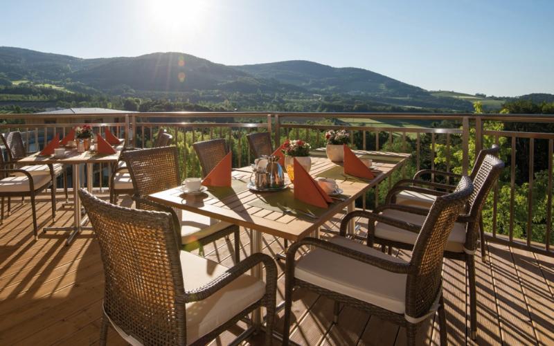 Weitblickterrasse im RETTER Bio-Natur-Resort