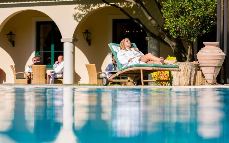 Aussenpool im Romantik Hotel im Park