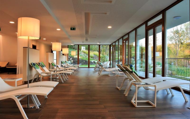 Spabereich Ruheraum im Hotel Schlosspark Mauerbach
