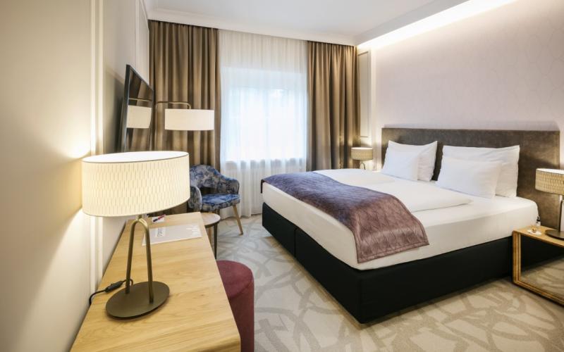 Beispiel eines Doppelzimmers im ARCOTEL Castellani Salzburg