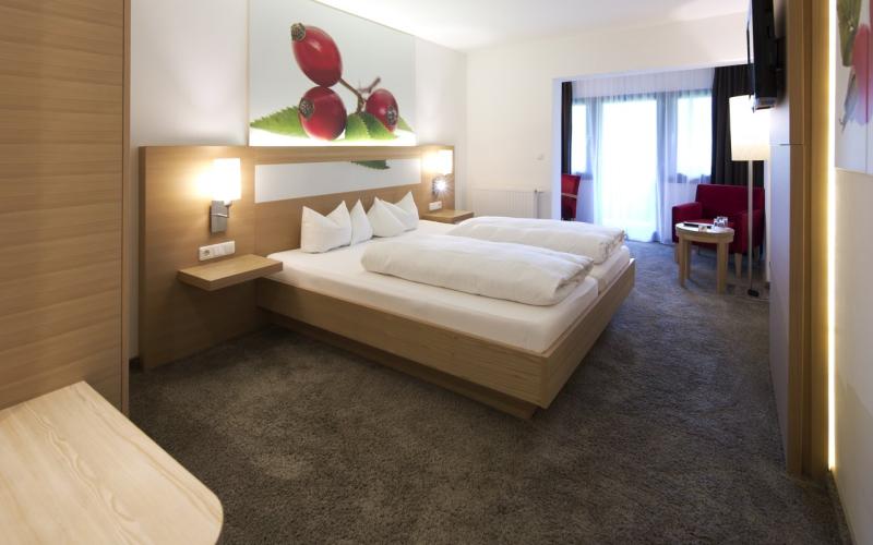 Beispiel eines Doppelzimmers im Kulinarik und Genießerhotel Alpin