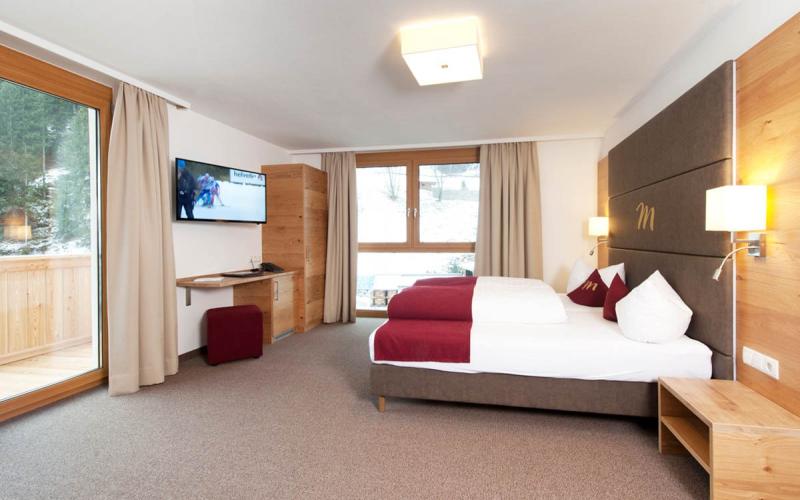 Beispiel eines Doppelzimmers im Mallaun Hotel.Erlebnis