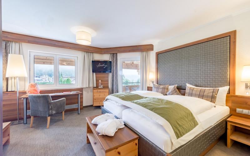 Beispiel eines Doppelzimmers im Hotel Apartment Andy