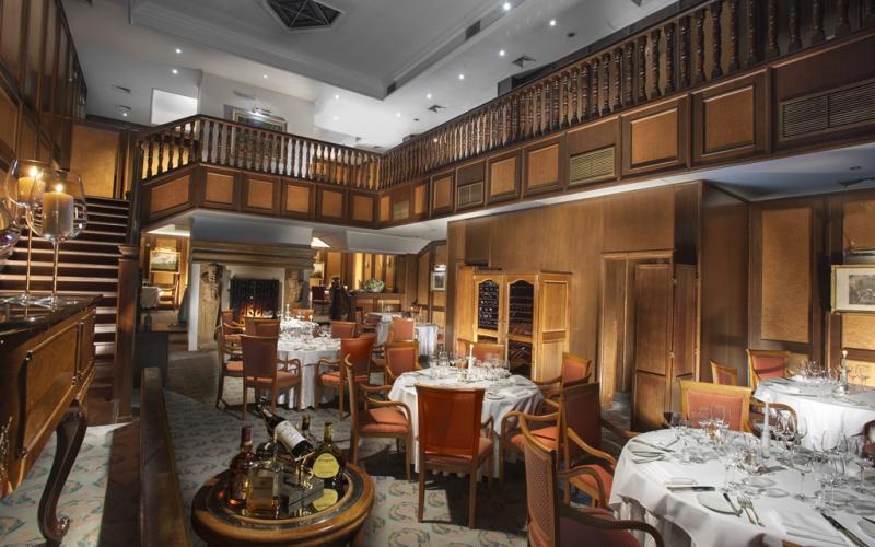 Stilvolles Ambiente im Restaurant des Art Nouveau Palace Hotel Prag