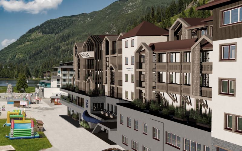 Neuer Zauchenseehof renoviert, Aussenansicht Sommer