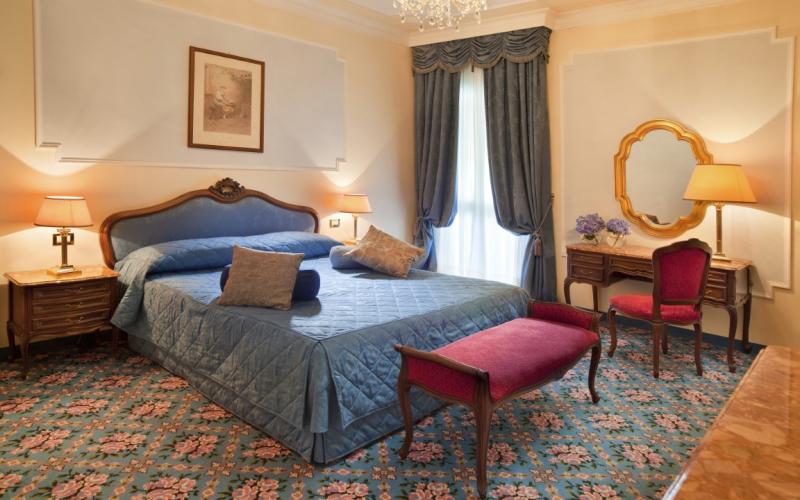 Beispiel eines Doppelzimmers im Hotel Due Torri