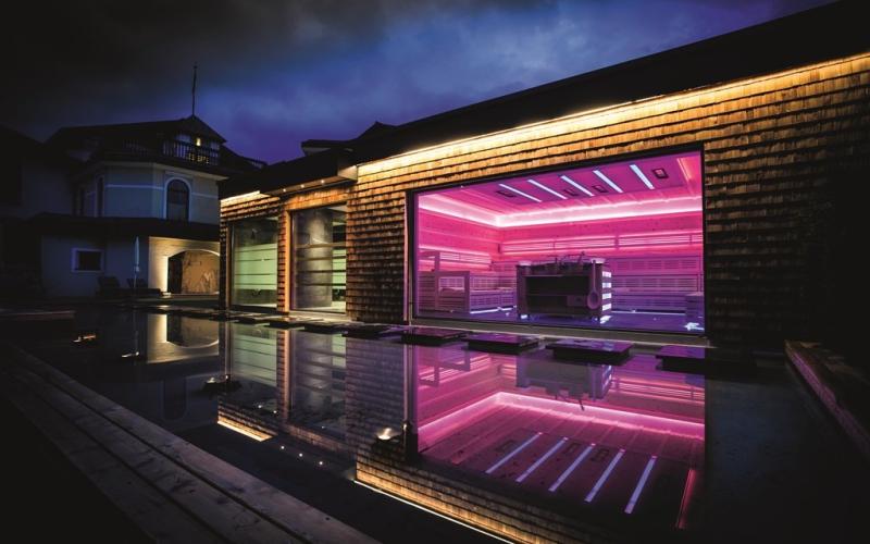 Hochkönig Sauna im Wellnessbereich des Hotels Übergossene Alm