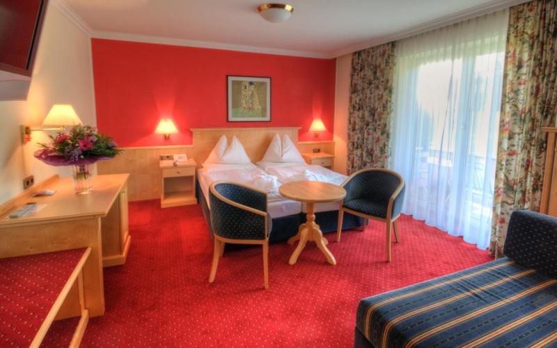 Beispiel eines Doppelzimmers im Hotel Alpina