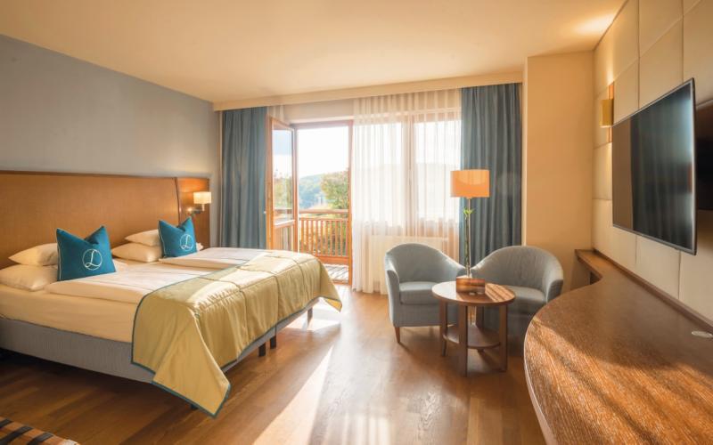 Beispiel eines Doppelzimmers im Hotel und Spa Larimar