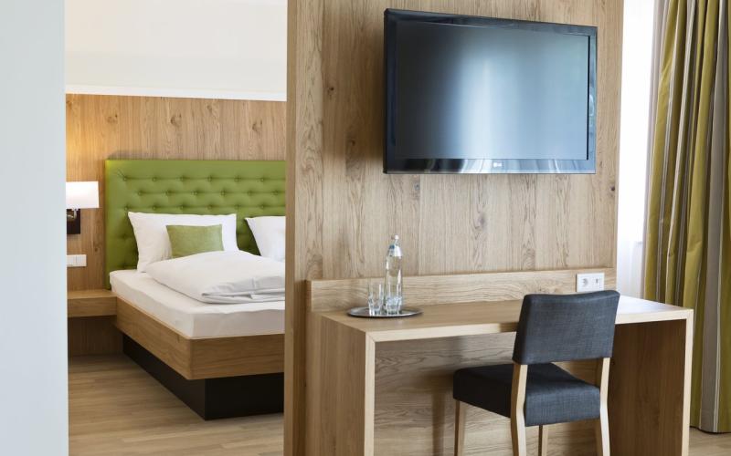 Beispiel eines Doppelzimmers des Gesundheitshotels Gugerbauer