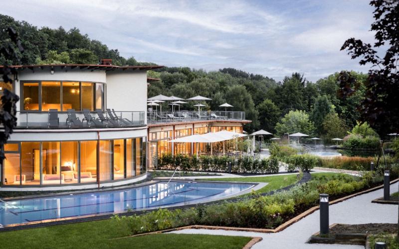 Aussenansicht des Heilthermen Resorts Bad Waltersdorf