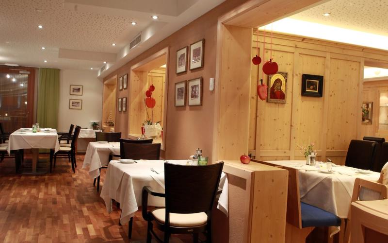 Blick in das Restaurant des Ortners Eschenhof