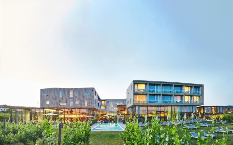 Aussenansicht des Loisium Wine Spa Hotel Langenlois