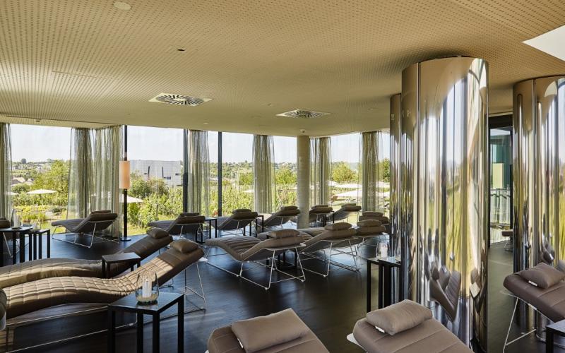 Ruheraum im Spabereich des Loisium Wine Spa Hotel Langenlois