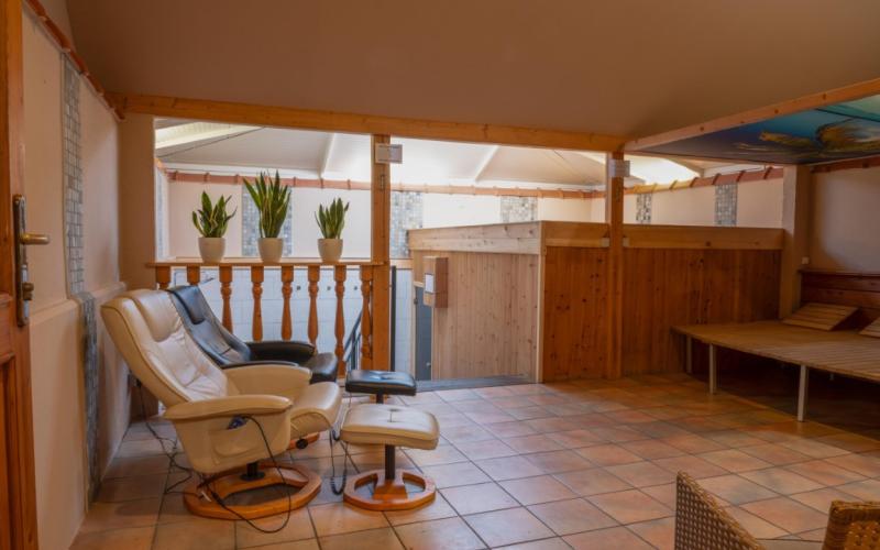 Wellnessbereich im Fitnesscenter Moving in Wimpassing