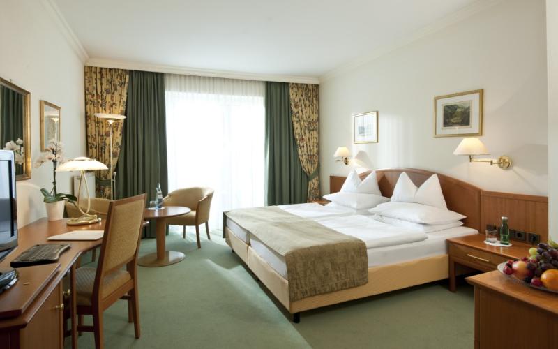 Doppelzimmer Maibachl als Wohnbeispiel im Hotel Warmbaderhof