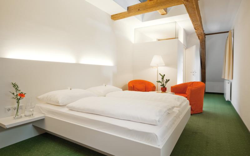 Doppelzimmer-Beispiel im Schüttkasten Geras