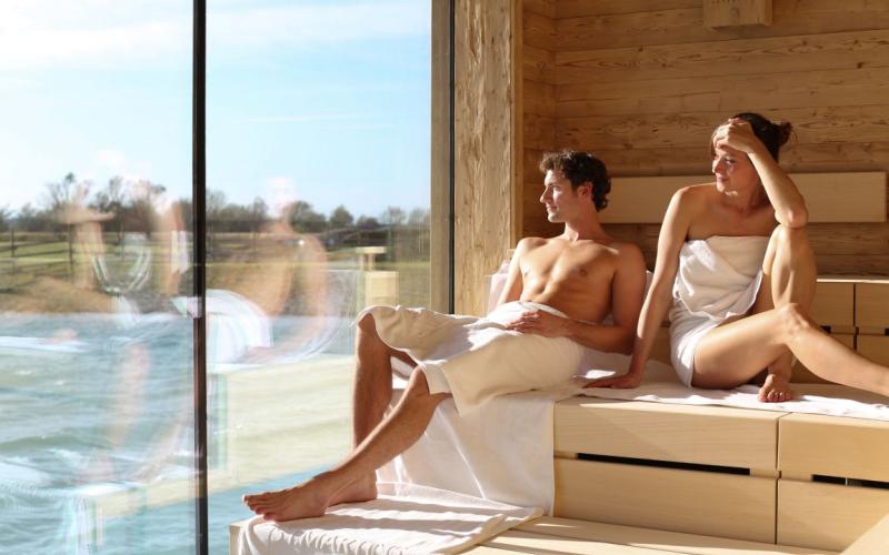 Sauna der St. Martins Therme und Lodge