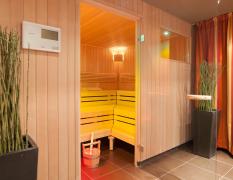 Sauna im Hotel Imlauer und Nestroy Wien