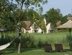Blick ins Bungalowdorf in der VILA VITA Pannonia