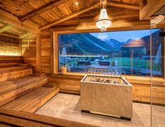 Aussensauna des Alpinhotels berghaus spa