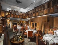Stilvolles Ambiente im Restaurant des Art Nouveau Palace Hotel Prag