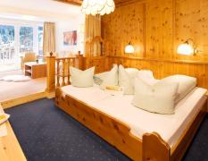 Beispiel eines Doppelzimmers im Alpinhotel Jesacherhof