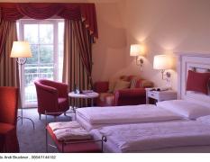 Beispiel eines Doppelzimmers im Thermenhotel Vier Jahreszeiten