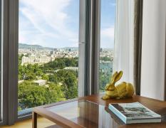 Ausblick aus einer Suite des Andaz Hotel Vienna