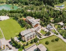 Aussenansicht aus der Luft Hotel miaflor