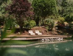 Aussenbereich im Sommer im Hotel miaflor