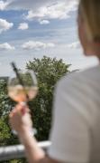 Ausblick von der Terrasse des ARCOTEL Kaiserwasser
