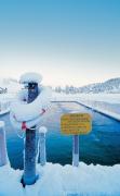 Beheiztes Seebad im Winter im Hotel Hochschober