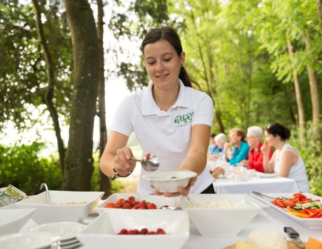Waldfrühstück im Ring Bio-Hotel Wilfinger