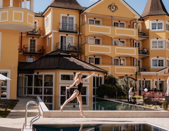 Aussenansicht des Schlössl Hotel Kindl