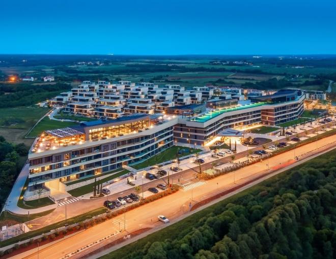 Petram Resort in Istrien, Savudrija von oben